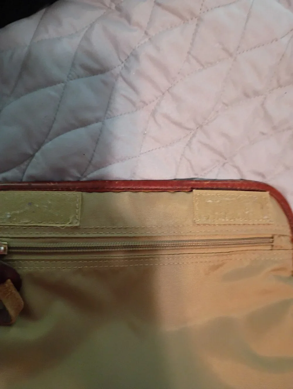 Orvis Olive Green and Tan Canvas Leather Messenger